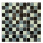 Mosaico Glass Mix Negro x Caja 22 uds.